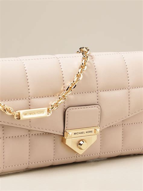 pink quilted michael kors bag|Michael Kors soho bag sale.